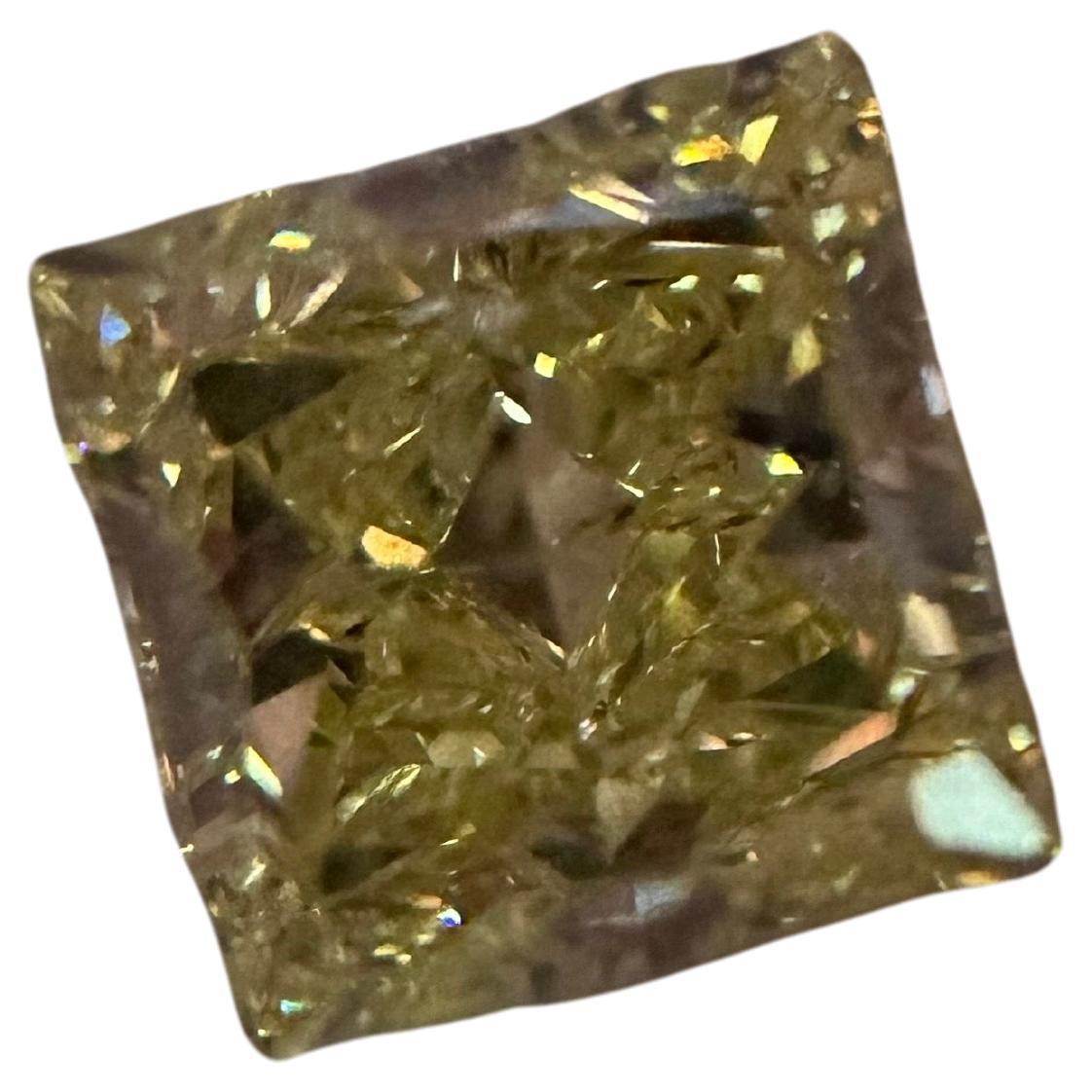 1.41ct GIA certified fancy yellow diamond loose For Sale