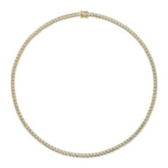 1.41ct Round Brilliant Cut Diamond Necklace in 14K Yellow Gold 1.41ct Round Brilliant Cut Diamond Necklace in 14K Yellow Gold