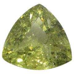 1.41ct Trillion Green Sapphire from Tanzania Unheated