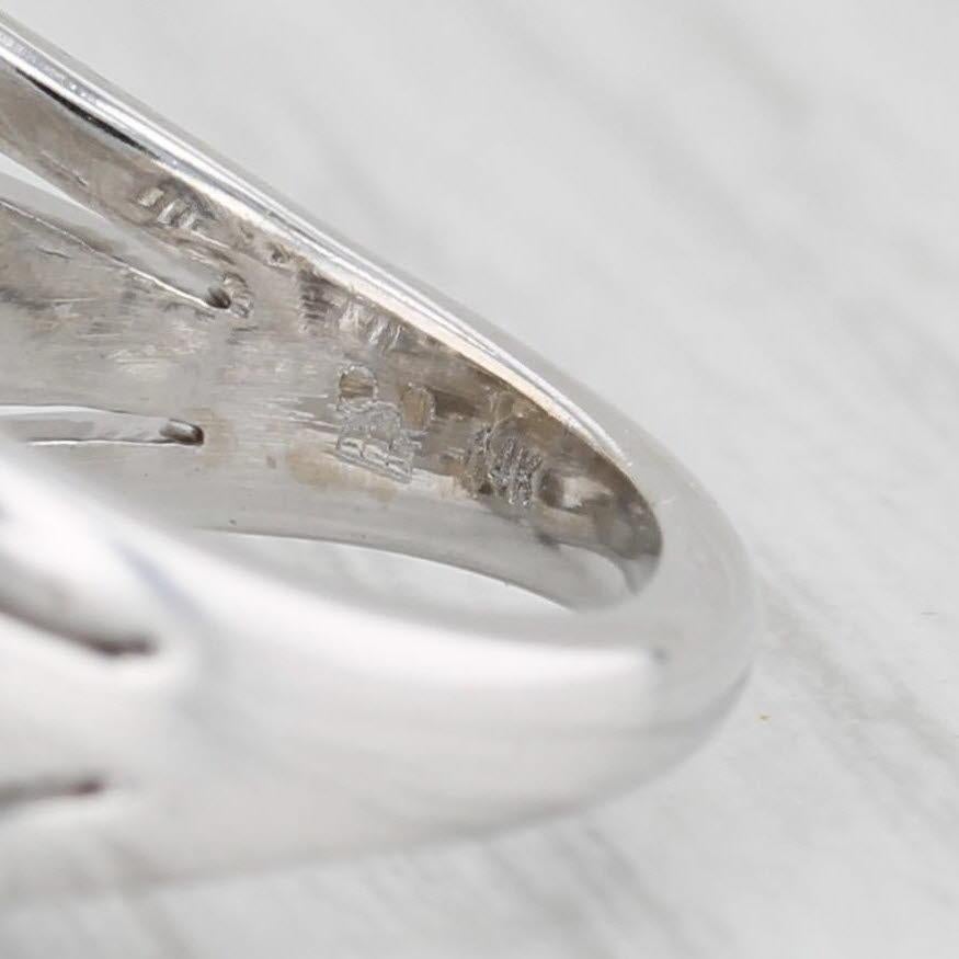 1.41ctw Diamantring 14k Weißgold Größe 8,5 Damen im Angebot