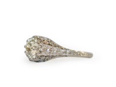 1.42 Carat Diamond Platinum Engagement Ring