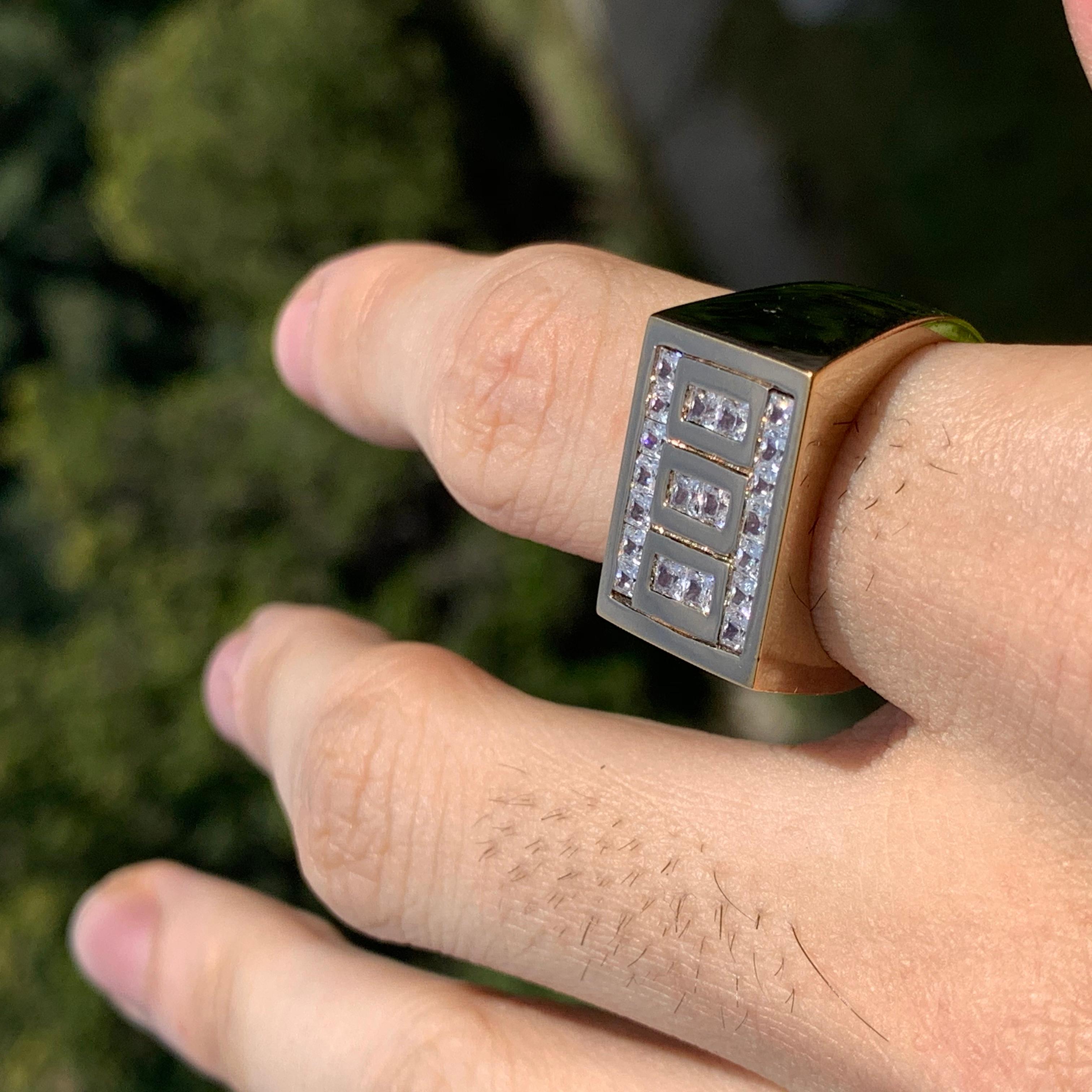 All Of Our Pieces Are 100% Made In Los Angeles, California.

Want This Beautiful Diamond and Gold Ring But Want To Save Money? We Can Make You This Real Gold and CZ ,  Your Cost is only $2300

If Item Is Already Sold It Will Be Customer Made To