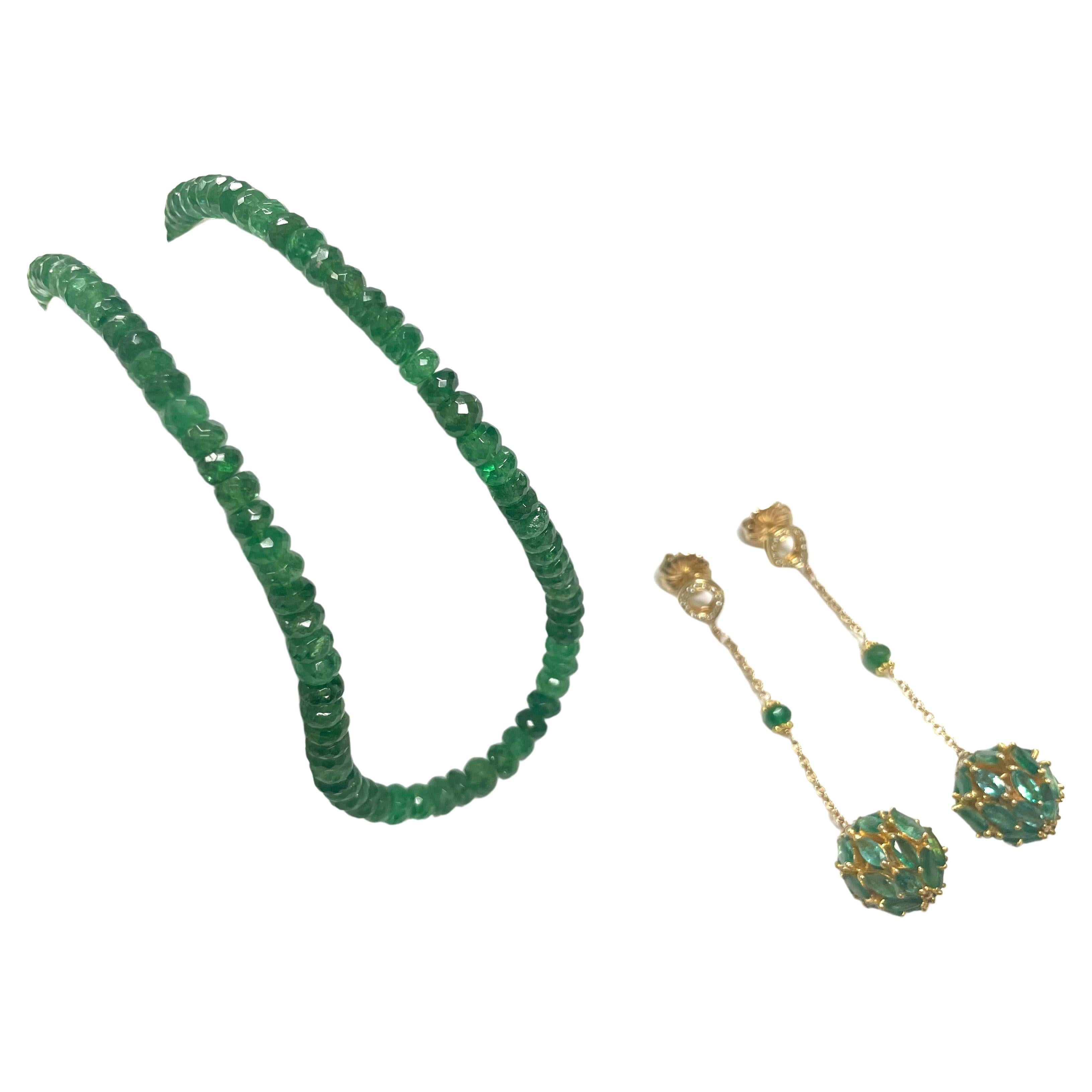  142 Carats Green Tsavorite Paradizia Necklace For Sale 5