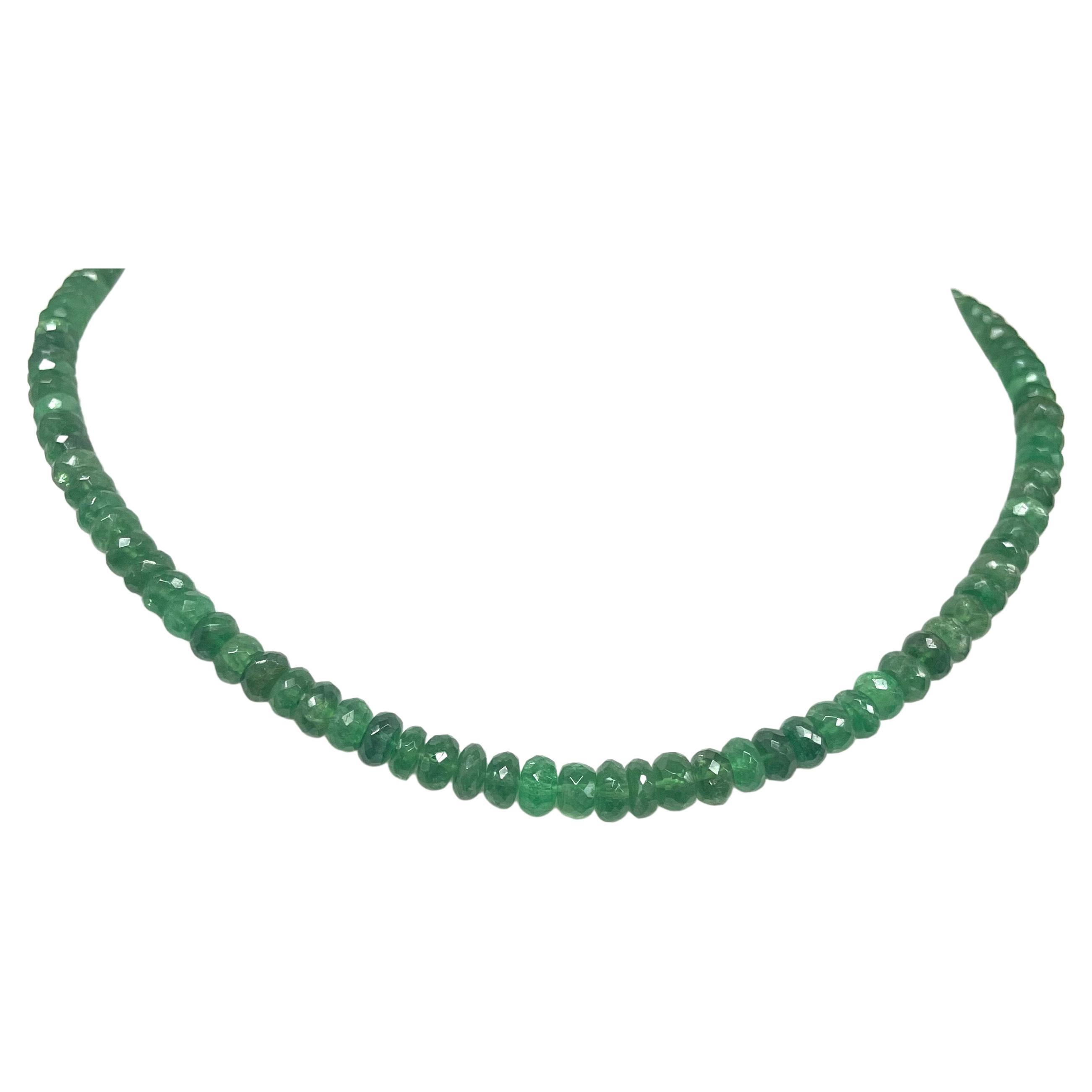  Collier Paradizia en tsavorite verte 142 carats