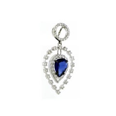 1.42 carats of Sapphire Pendant