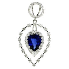 1.42 carats of Sapphire Pendant 