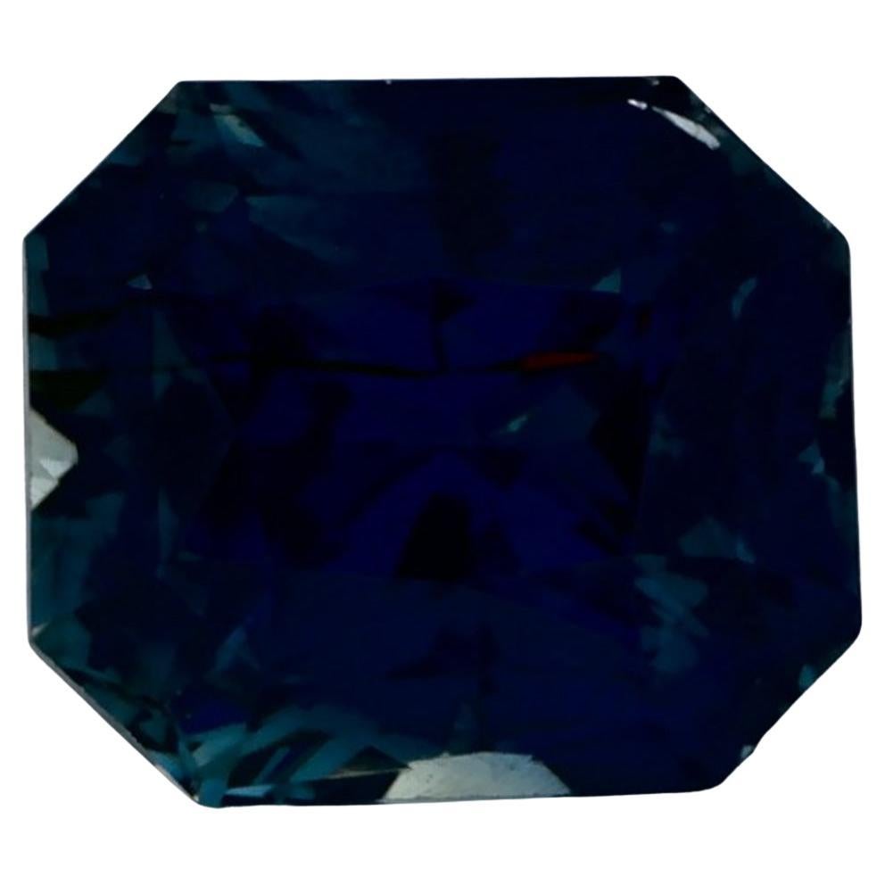 1.42 Ct Blue Sapphire Octagon Cut Loose Gemstone