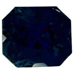 1.42 Ct Blue Sapphire Octagon Cut Loose Gemstone