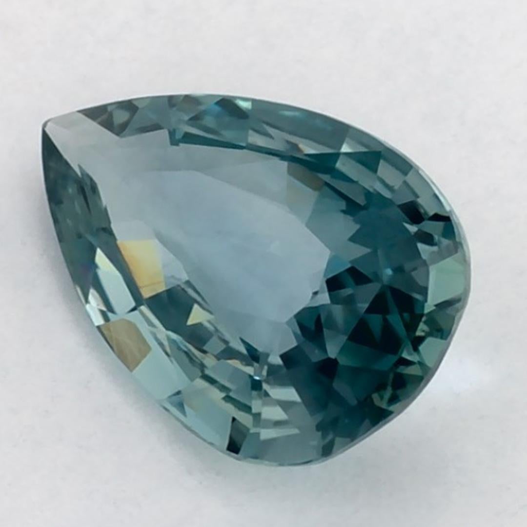 1.42 Ct Blue Sapphire Pear Loose Gemstone (Tropfenschliff) im Angebot