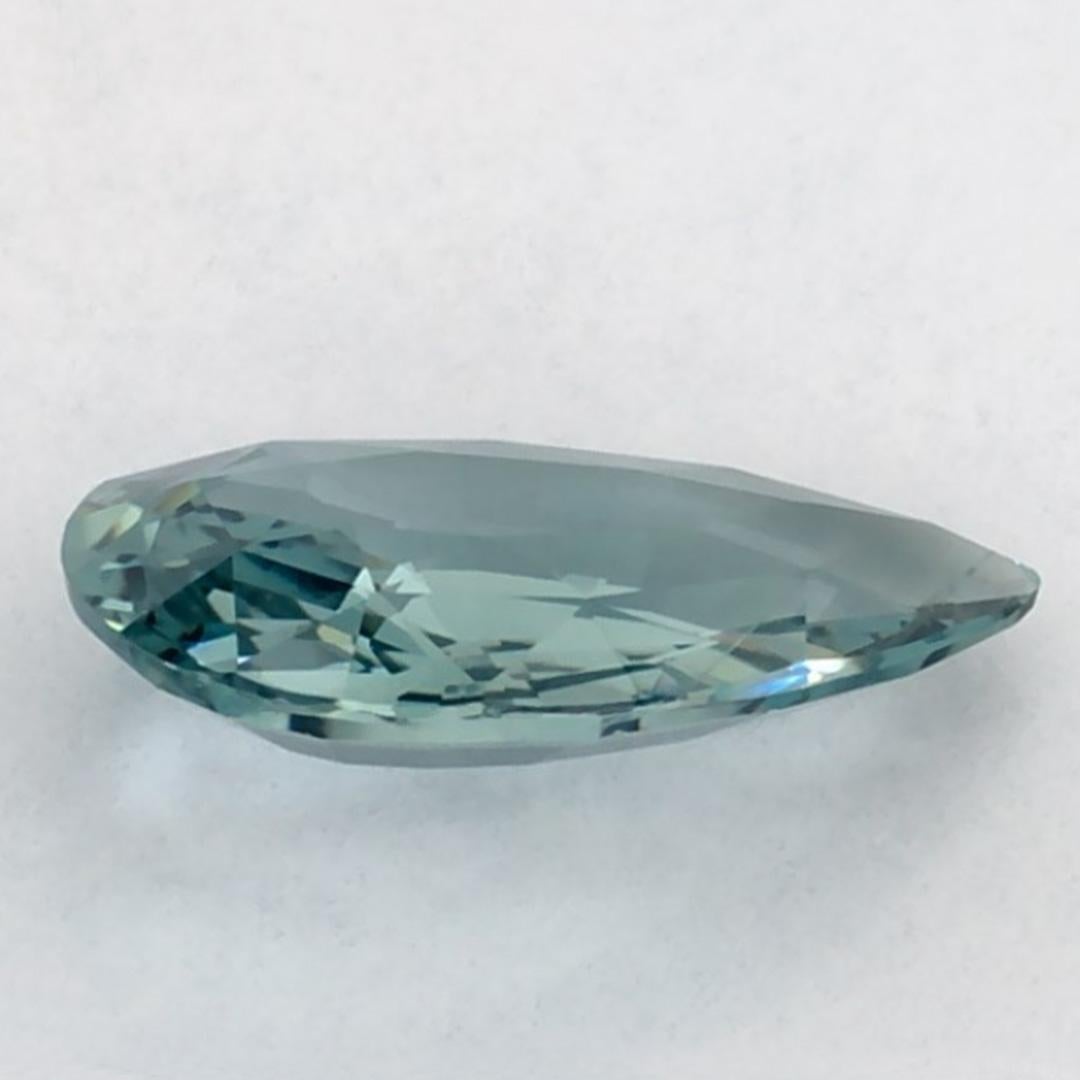 1.42 Ct Blue Sapphire Pear Loose Gemstone im Zustand „Neu“ im Angebot in Fort Lee, NJ