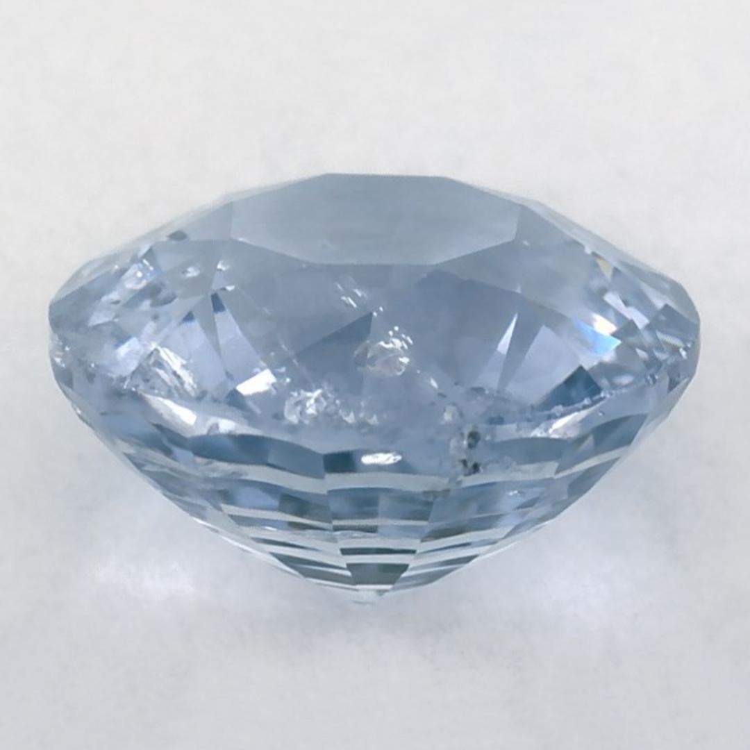 1.42 carati di zaffiro blu rotondo sfuso In condizioni Nuovo in vendita a Fort Lee, NJ