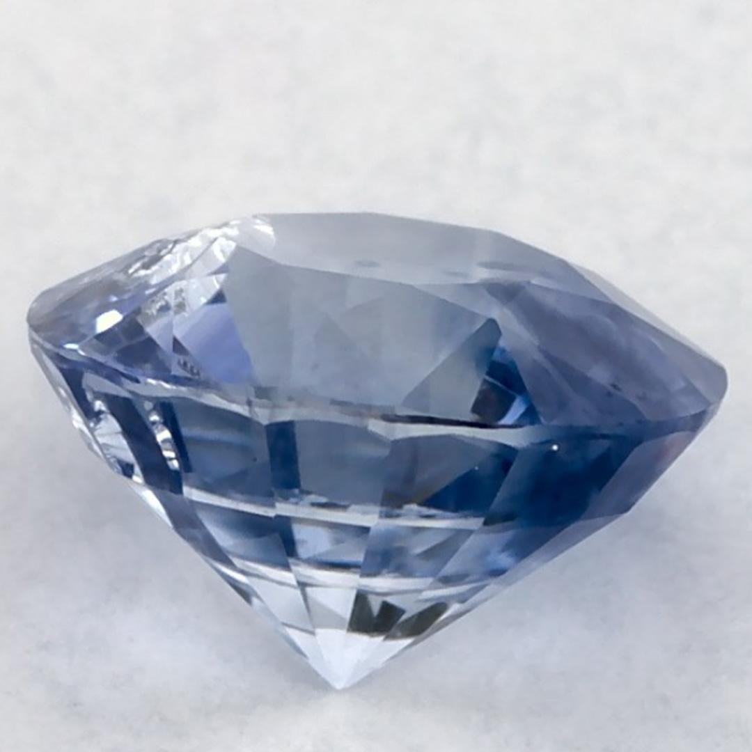 1.42 Karat Blauer runder Saphir, loser Edelstein im Zustand „Neu“ im Angebot in Fort Lee, NJ