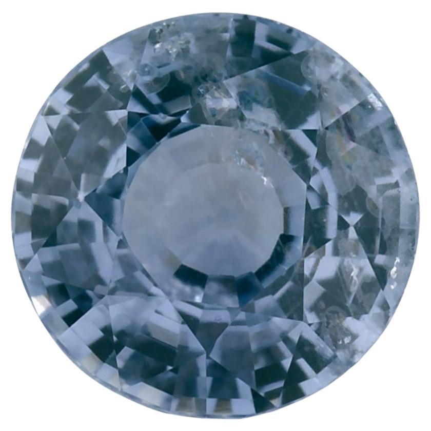 1.42 Karat Blauer runder Saphir, loser Edelstein