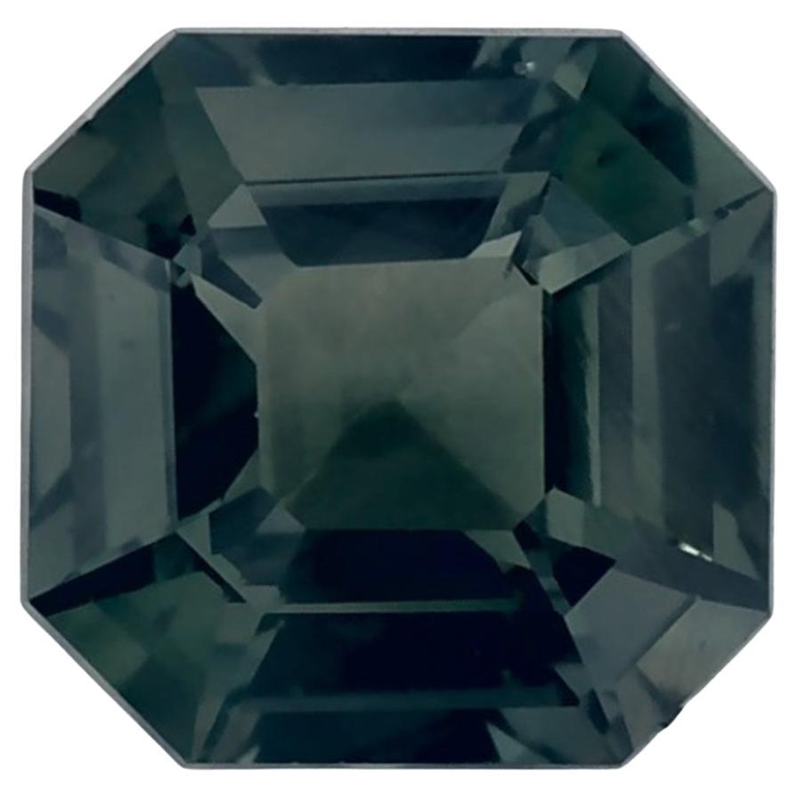 1.42 Ct Green Sapphire Octagon Loose Gemstone