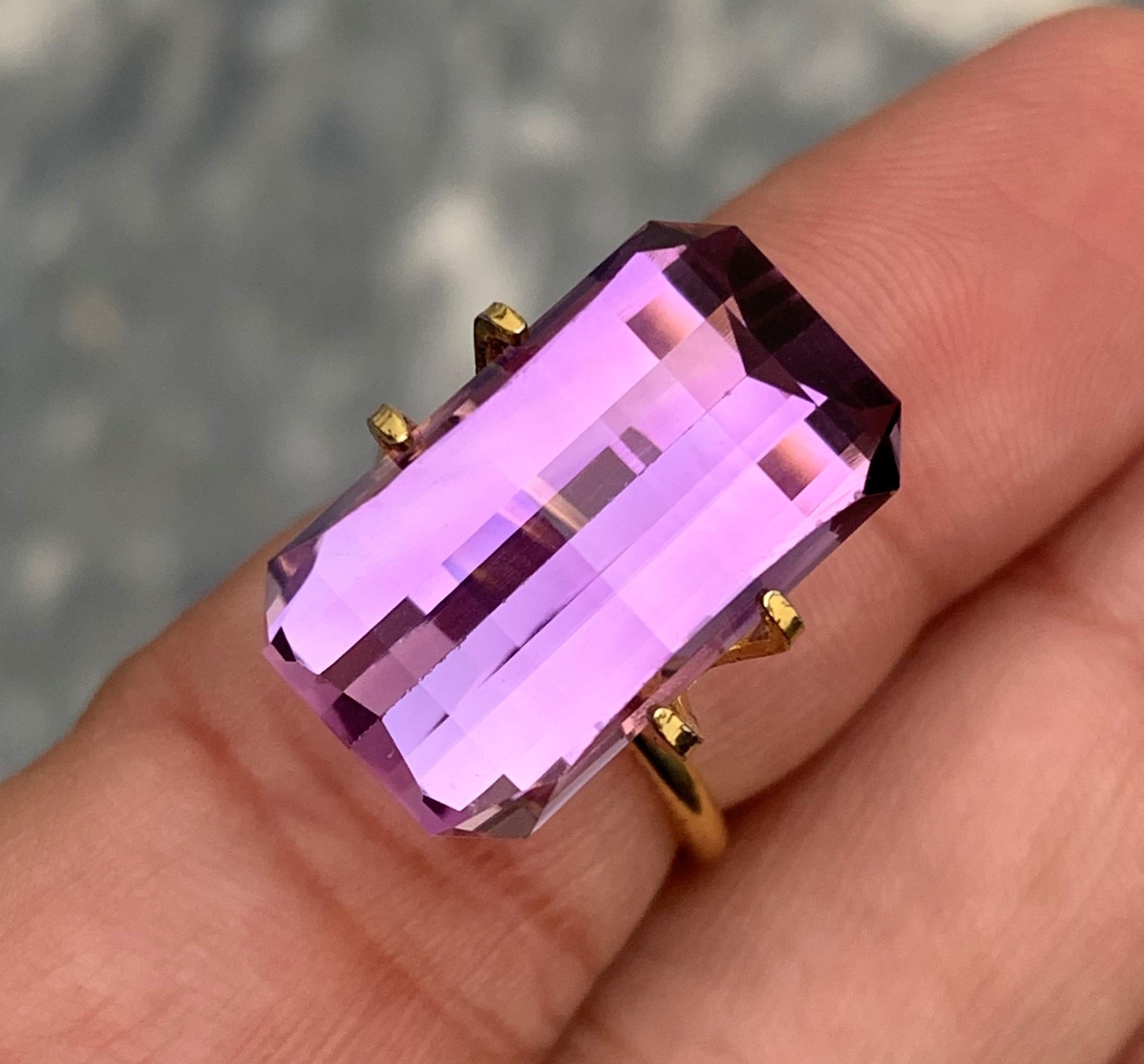 Gemstone Type : Amethyst
Weight : 14.20 Carats
Dimensions : 19.3x11.1x9.1 mm
Clarity : Eye Clean
Origin : Brazil
Color: Purple
Shape: Pixel / Bar Cut
Certificate: On Demand
Month: February
.
Purported amethyst powers for healing
enhancing the immune