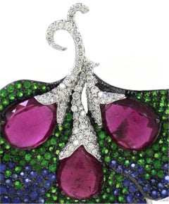 14.24 carats of Tourmaline Petals Pendant