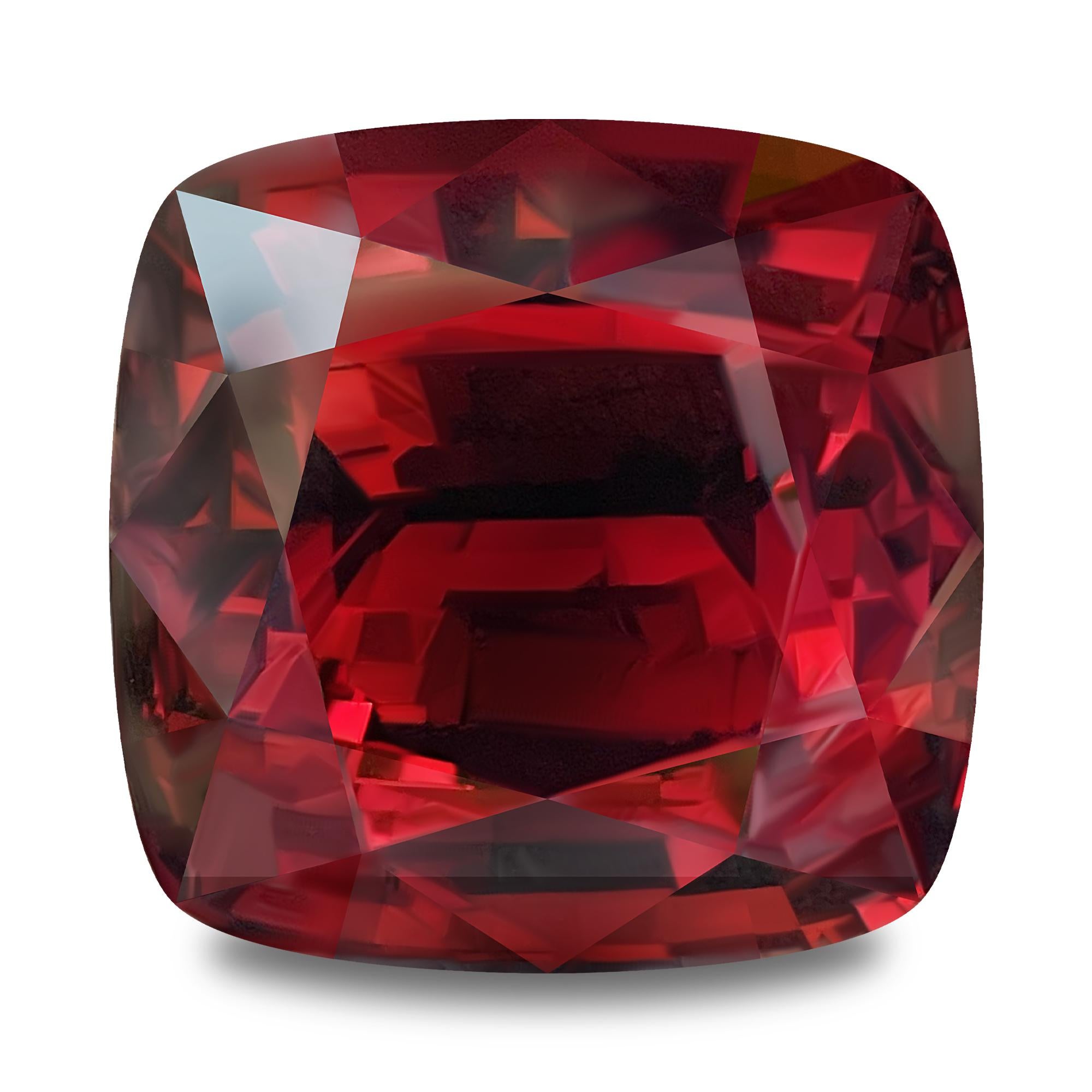 Extremely rare spessartine garnet with fascinating color - 