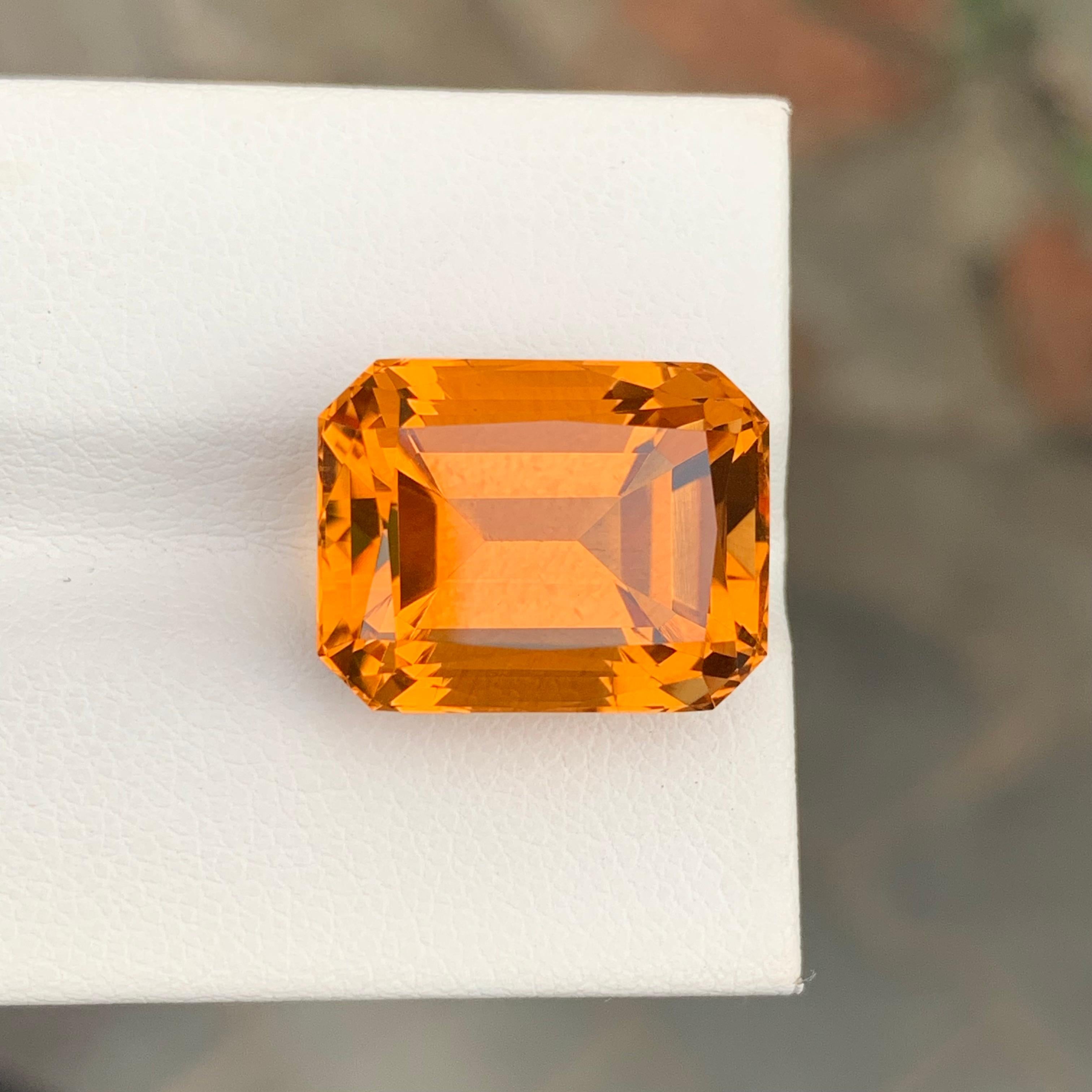 14,25 Quilates Gema Natural Citrino Maderia Suelto en Nuevo estado para la venta en Brisbane, AU