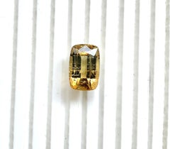14.28 Carat Yellow Orange Tourmaline Cushion Cut Stone For Jewelry Natural Gem