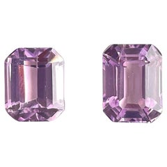 Kunzite rose octogonale de 14,28 carats pour la bijouterie fine de pierres précieuses