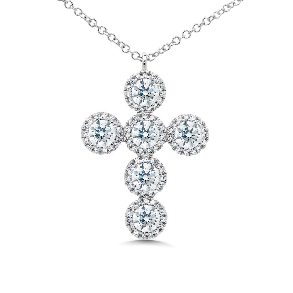 1.42ct 14k White Gold Diamond Cross Necklace


0.95