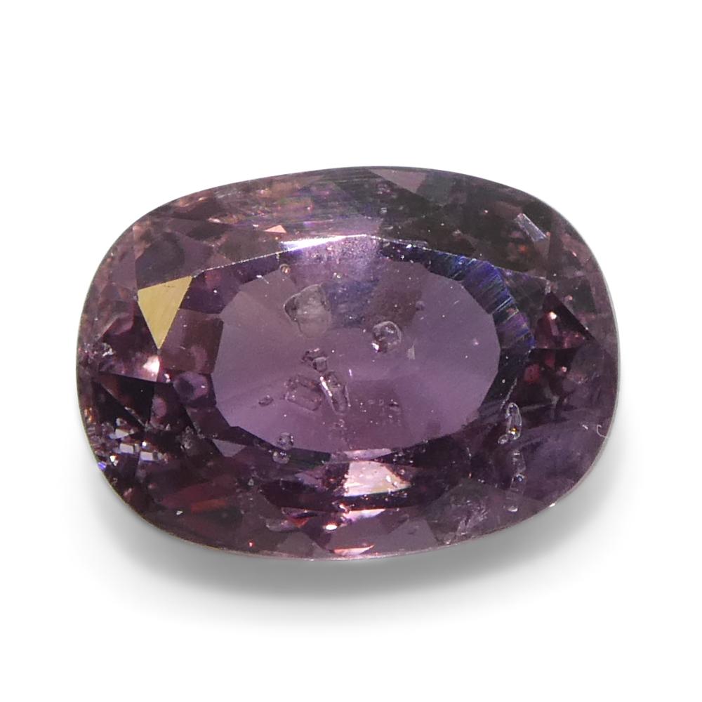 1.42ct Cushion Purple-Pink Sapphire from Tanzania, Unheated For Sale 9