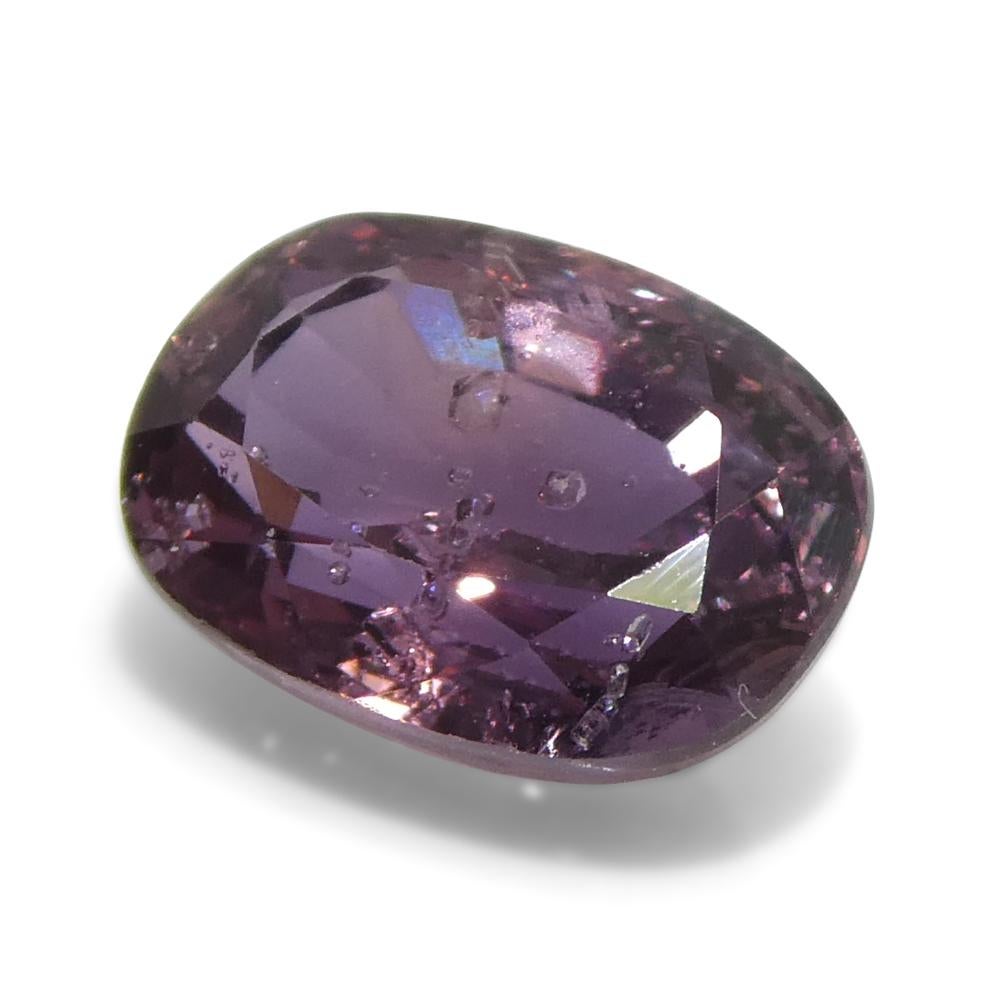 1.42ct Cushion Purple-Pink Sapphire from Tanzania, Unheated For Sale 2
