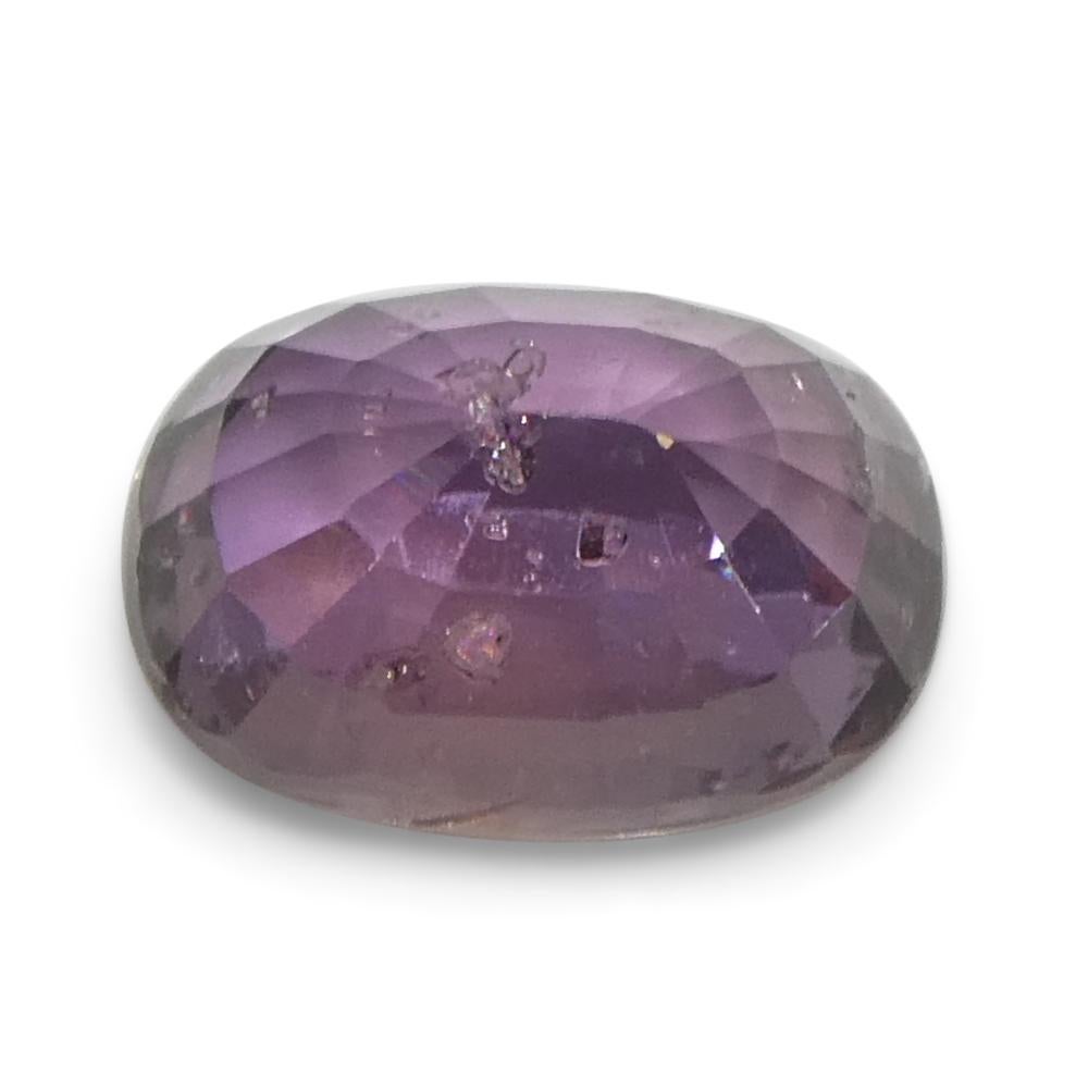 1.42ct Cushion Purple-Pink Sapphire from Tanzania, Unheated For Sale 4