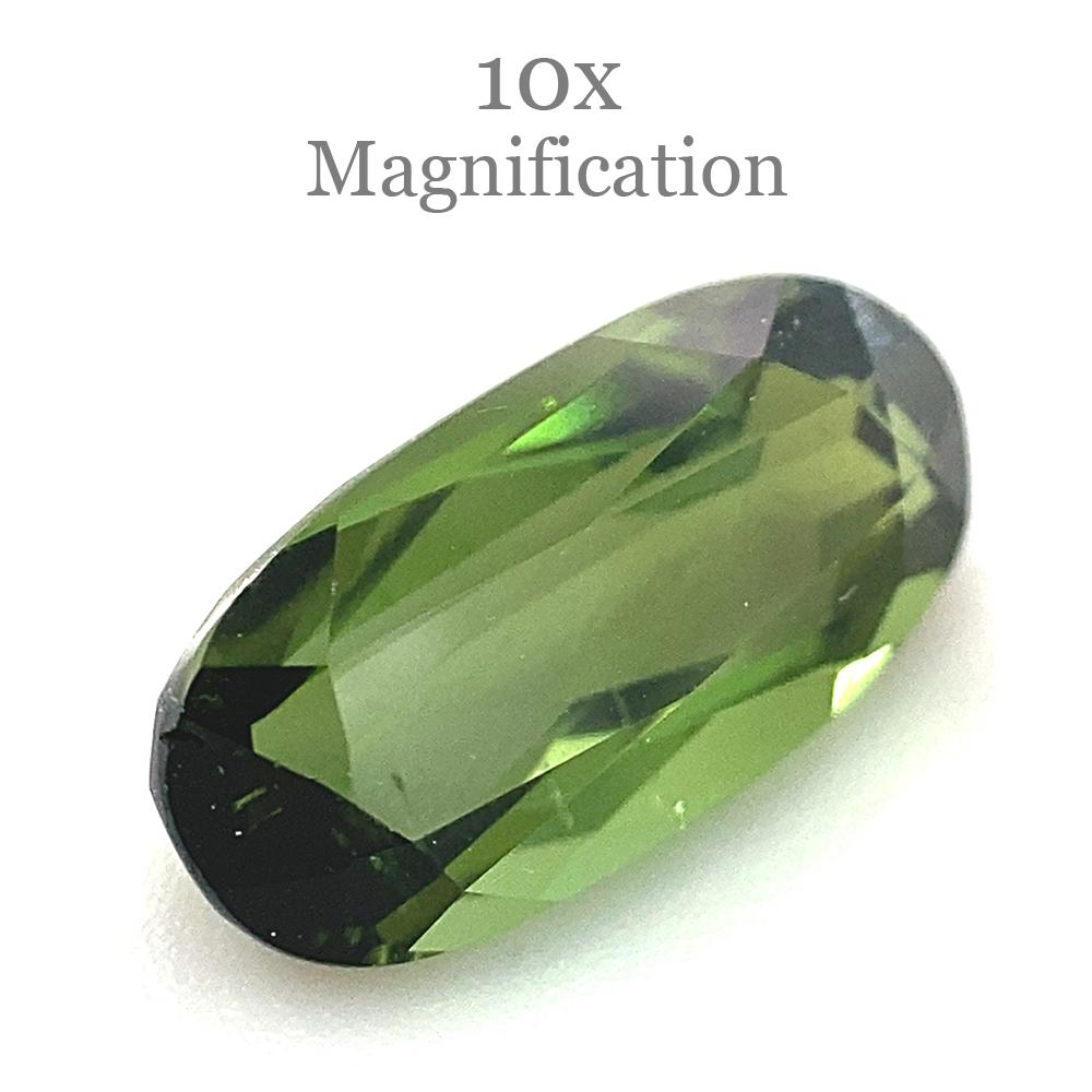 1,42ct Tourmaline ovale vert jaunâtre en vente 5