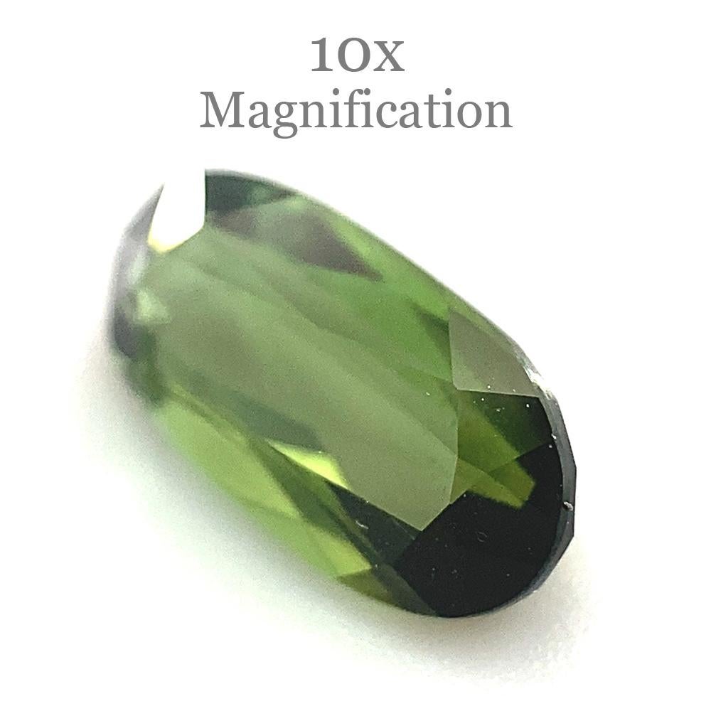 1,42ct Tourmaline ovale vert jaunâtre en vente 11