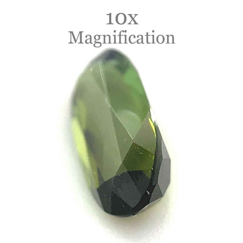 1,42ct Tourmaline ovale vert jaunâtre en vente 12