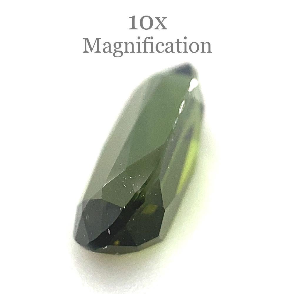 1,42ct Tourmaline ovale vert jaunâtre en vente 13