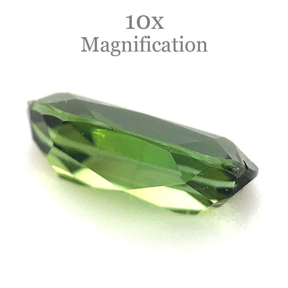 1,42ct Tourmaline ovale vert jaunâtre en vente 1