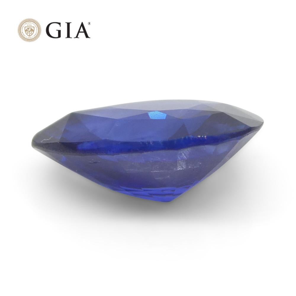 1.42ct Pear Blue Sapphire GIA Certified Sri Lanka   For Sale 6