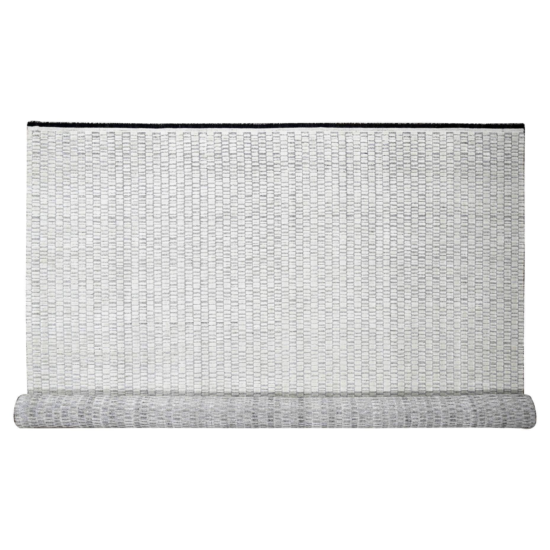 14
2 "x18
 Lexicon Weißer Handgewebter Moderner Römischer Fliesenteppich in Übergröße