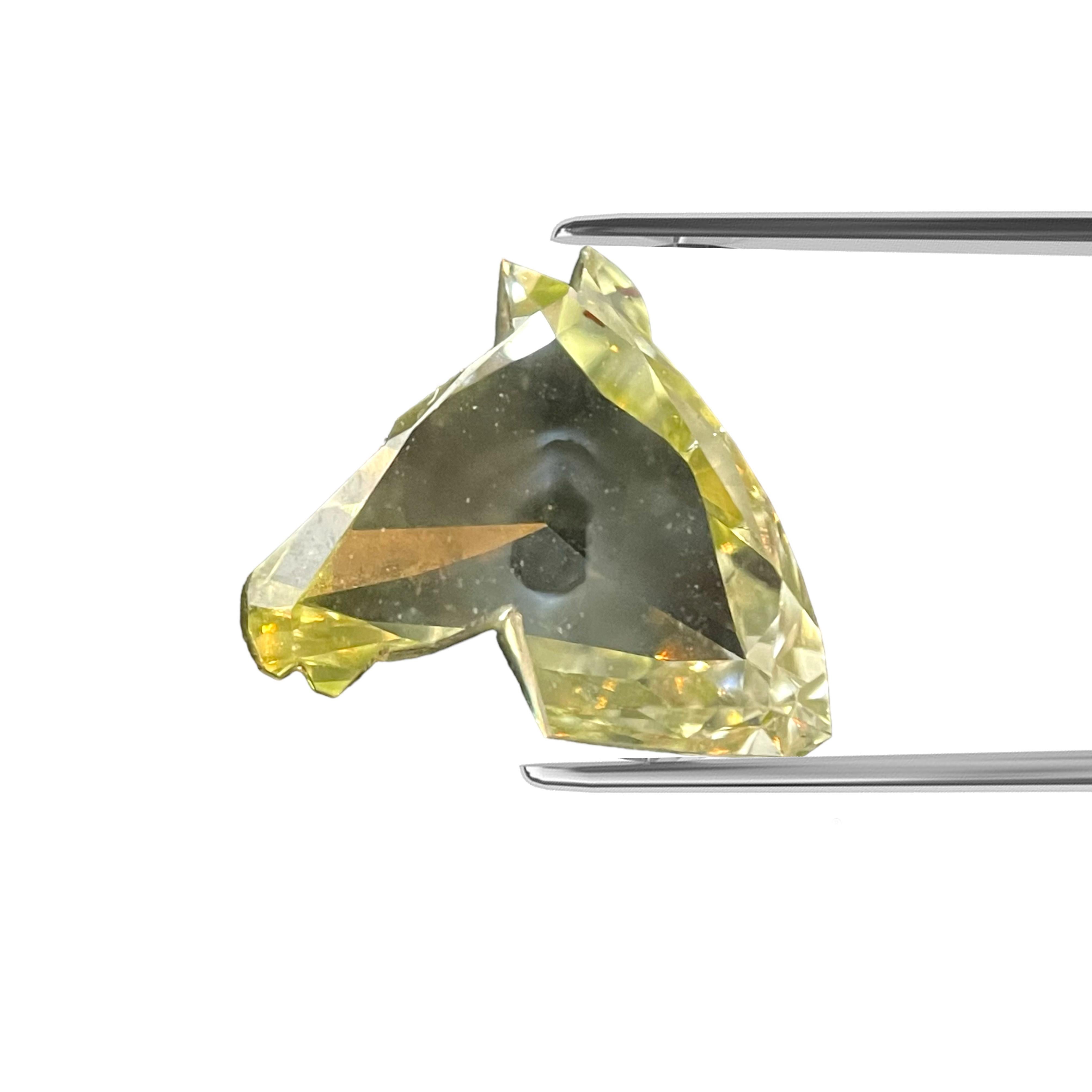 ITEM DESCRIPTION

ID #:	NYC55512
Stone Shape: HORSE MODIFIED BRILLIANT
Diamond Weight: 1.43ct
Clarity: SI2
Color: Fancy Brownish Greenish Yellow 
Cut:	Excellent
Measurements: 8.65 x 7.20 x 2.99 mm
Symmetry: Not Applicable
Polish: Very