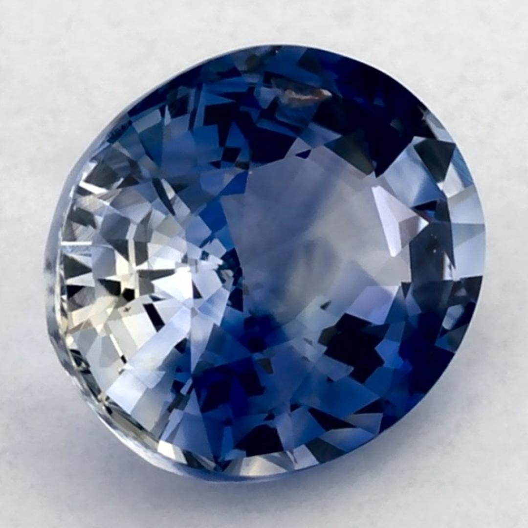 1.43 qt Zafiro Azul Oval Gema Suelta Corte oval en venta