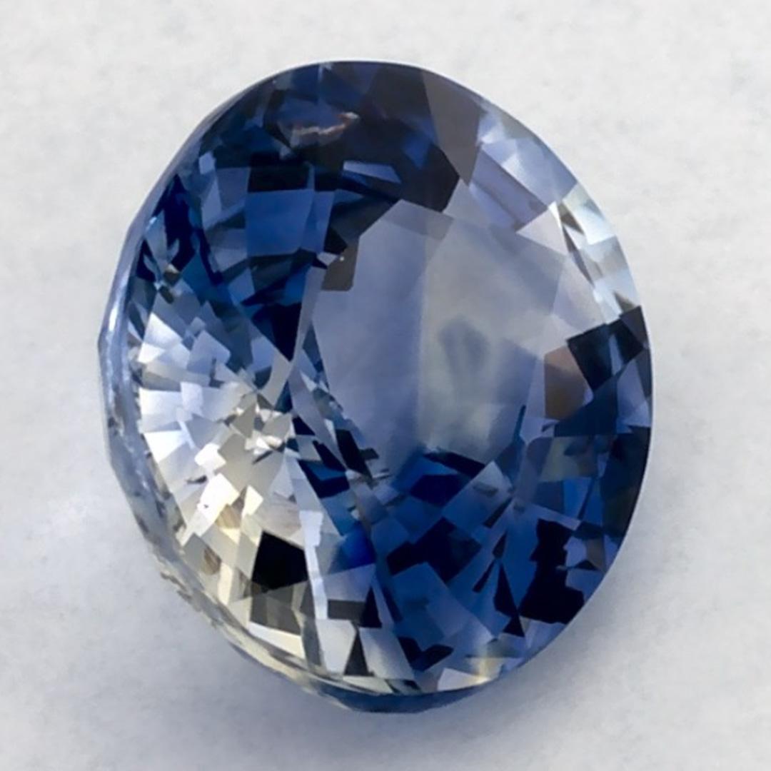 1.43 qt Zafiro Azul Oval Gema Suelta en venta 2