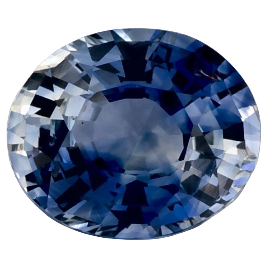 1.43 qt Zafiro Azul Oval Gema Suelta