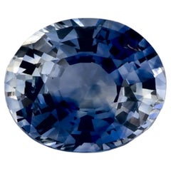 1.43 qt Zafiro Azul Oval Gema Suelta