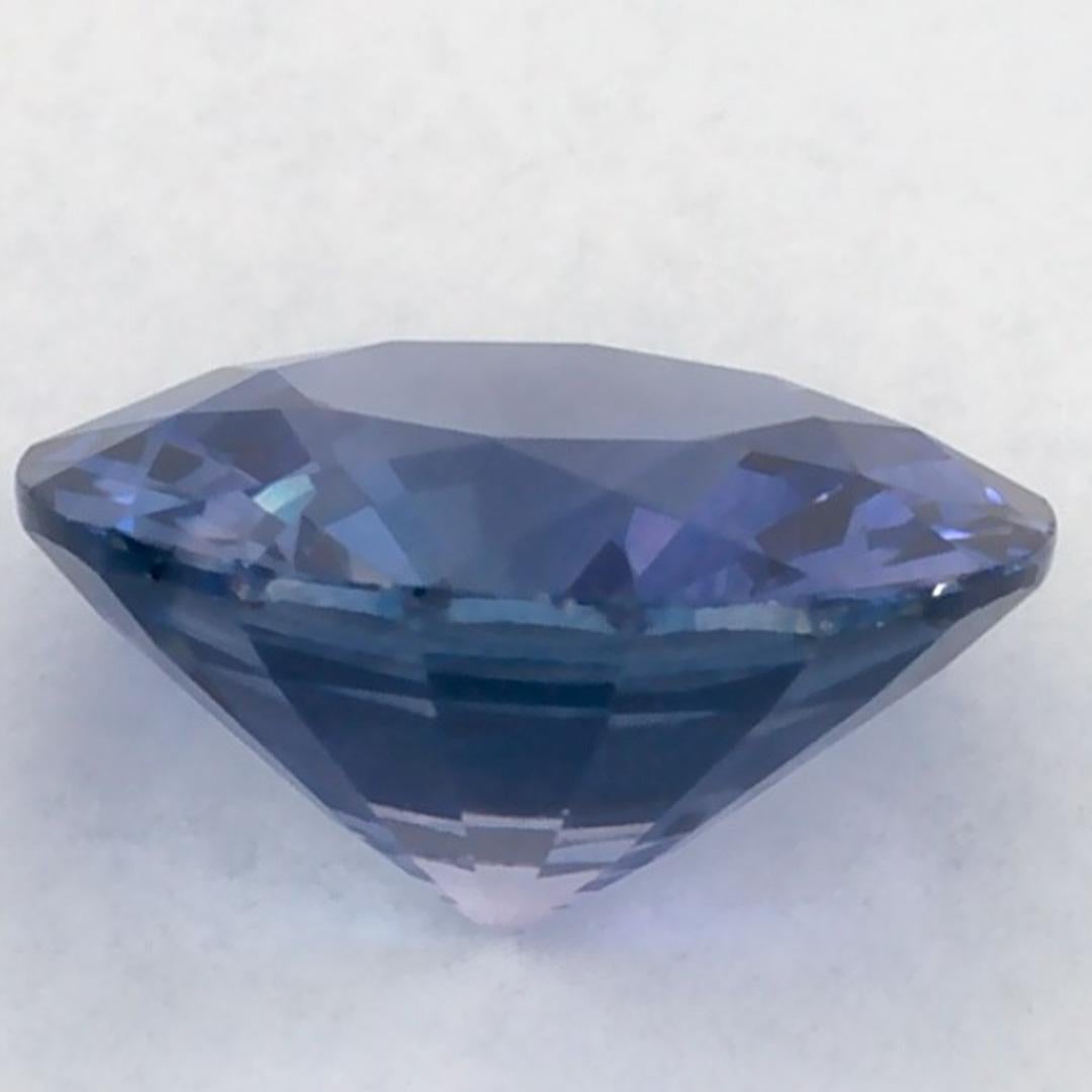 1.43 carati di zaffiro blu rotondo sfuso In condizioni Nuovo in vendita a Fort Lee, NJ