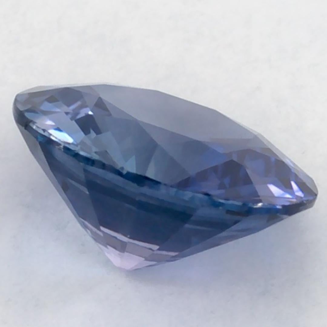 1.43 carati di zaffiro blu rotondo sfuso in vendita 1