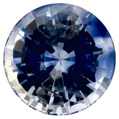 1.43 Ct Blue Sapphire Round Loose Gemstone