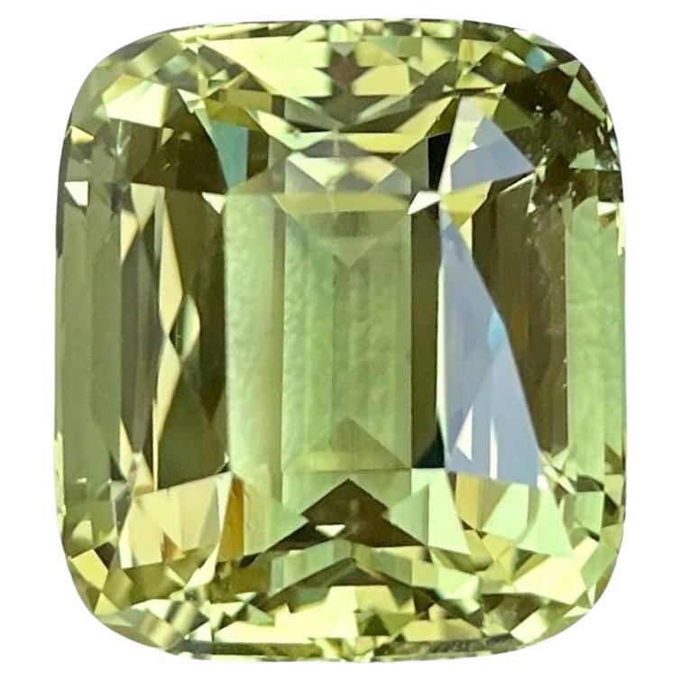 14.30 Berilo Amarillo Heliodoro Piedra Talla Cojín Piedra Preciosa Africana Natural