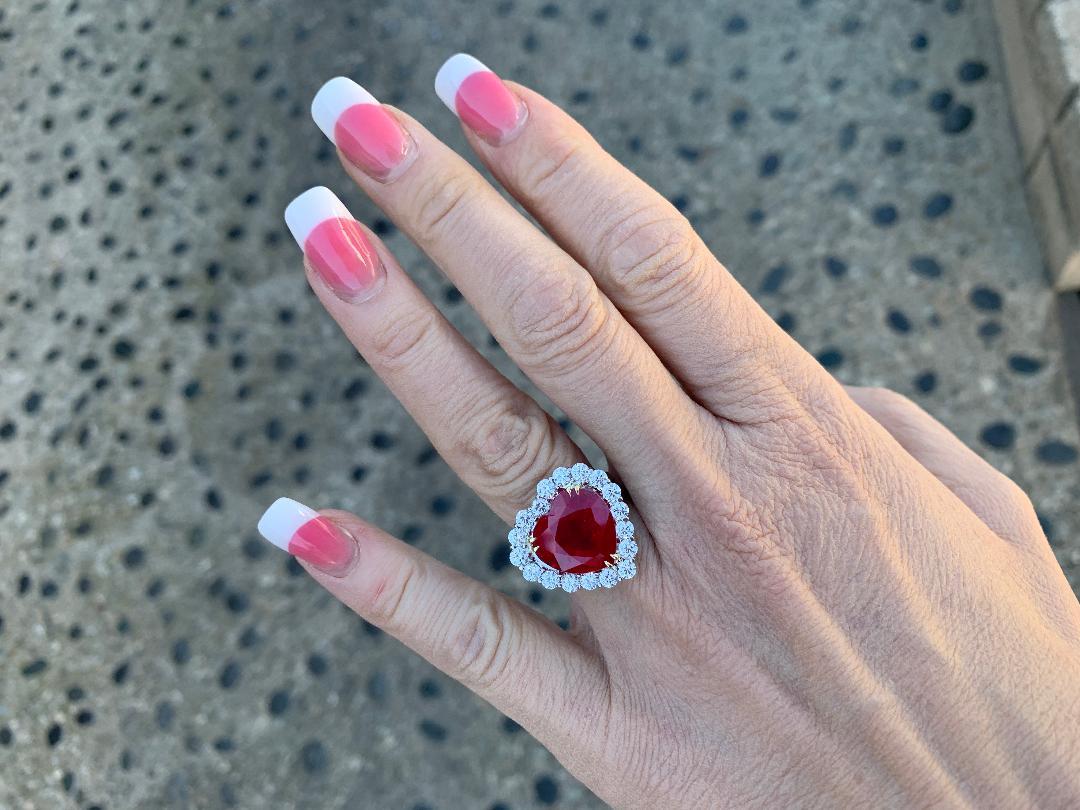 red diamond heart ring