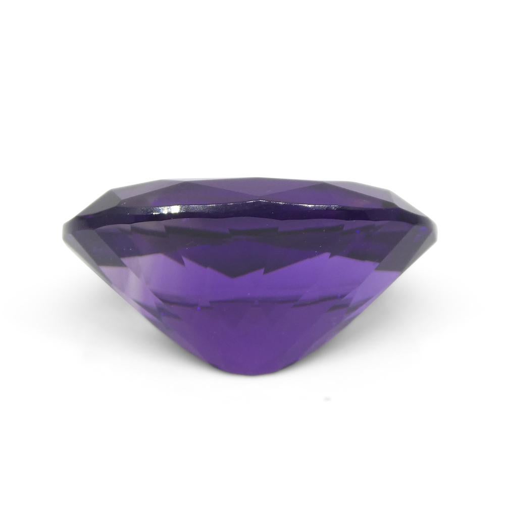 14.32ct Oval Purple Amethyst from Uruguay For Sale 6