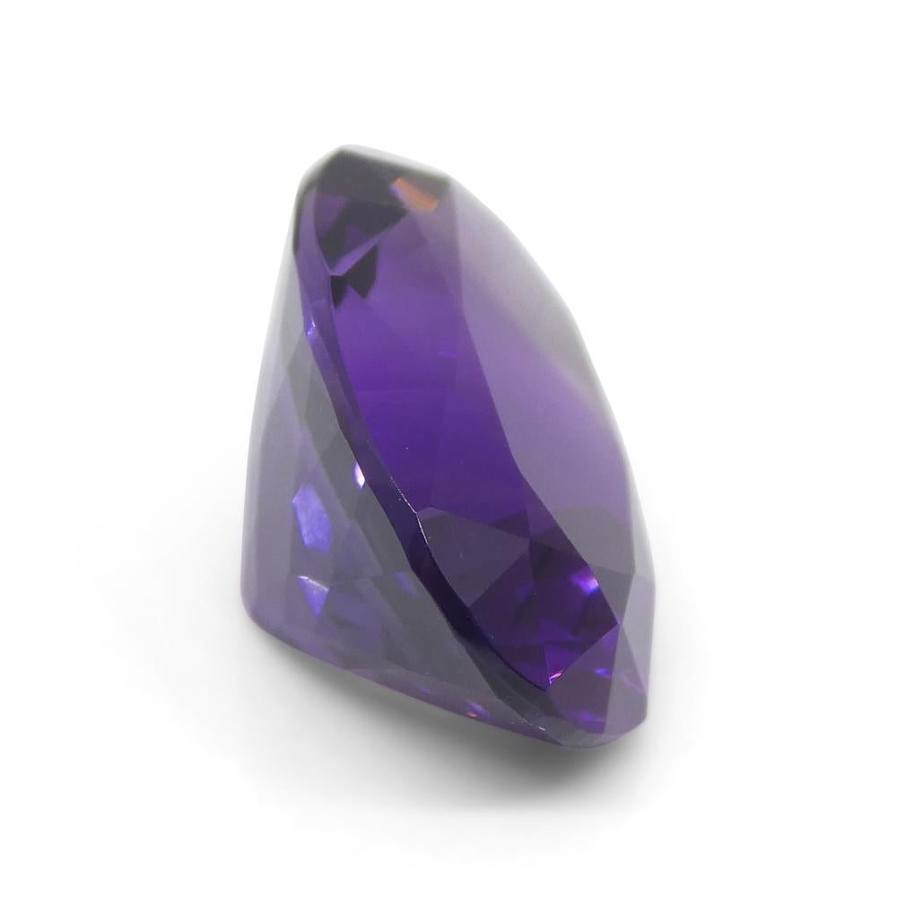 14.32ct Oval Purple Amethyst from Uruguay For Sale 7