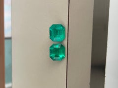 14.33 Carat Colombian Muzo Emerald Octagon Pair – CD Certified