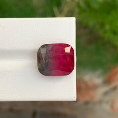 14,35 Karat Marvellous Natural Loose Bi Colour Turmalin Kissen Form Edelstein