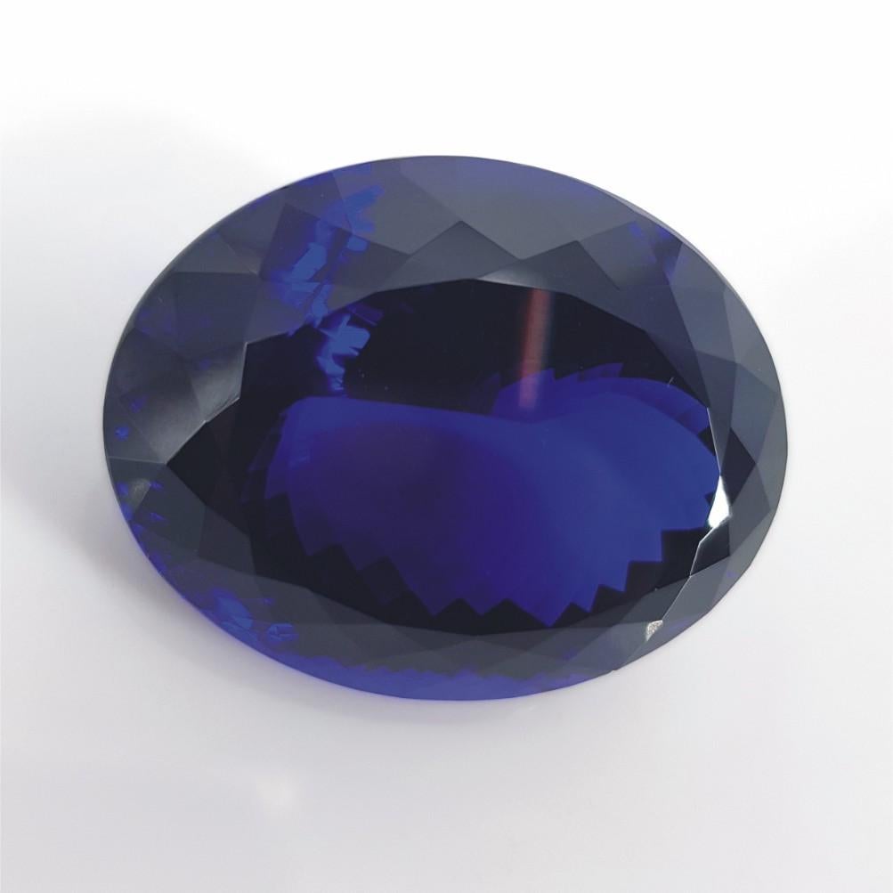 143.591CT Oval Cut Natural Tanzanite For Sale 5